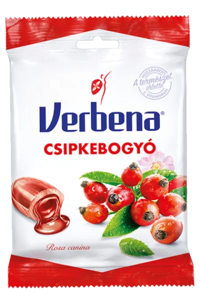 Льодяники Verbena з екстрактом шипшини та вітаміном C 60г - 1