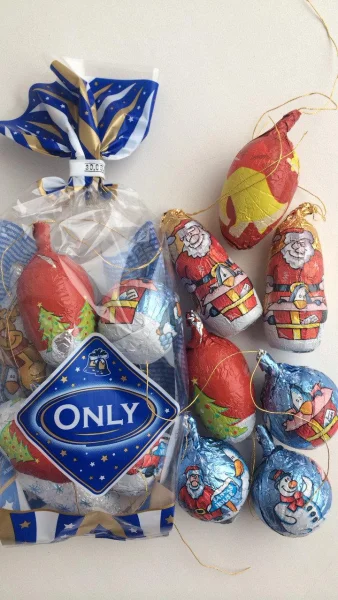 Шоколадний набір на ялинку Only Onli Онлі Цукерки 100г - 2