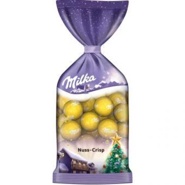 Milka різдвяні кульки з горіхами crisp 100 г - 1