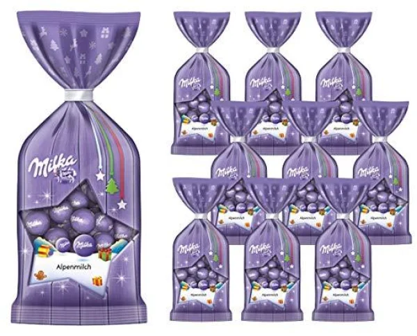 Milka різдвяні кульки alpine milk 100 г - 1