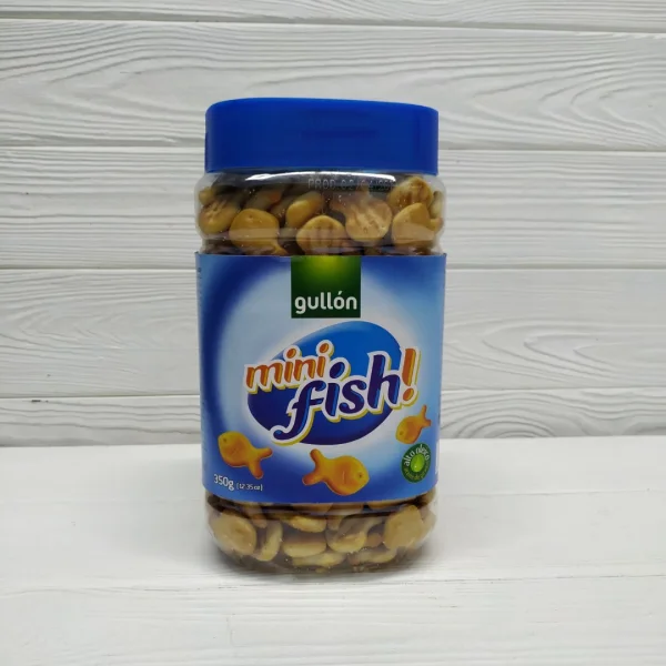 Мінікрекери солоні Gullon gullon mini fish 350 г. іспанія - 1