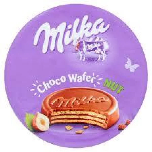 Вафлі milka Milka choco wafer nut горіховий 30 г - 1