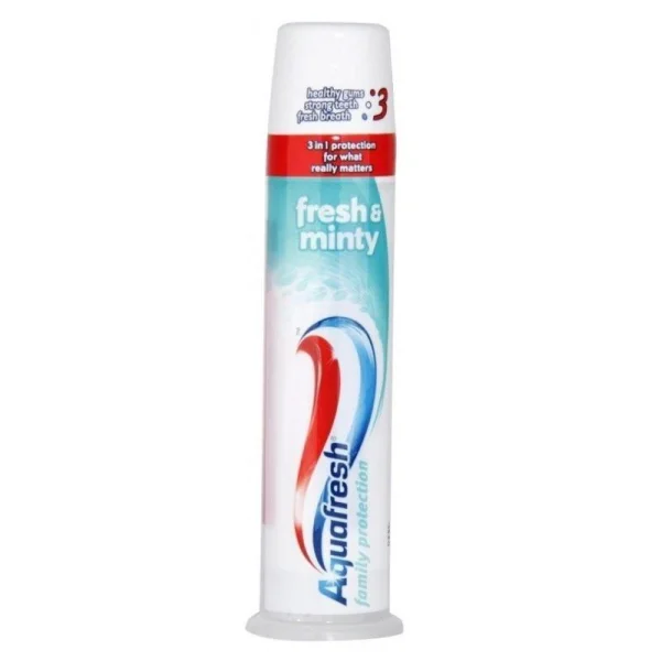 Зубна паста Aquafresh Fresh minty з дозатором 100мл - 1