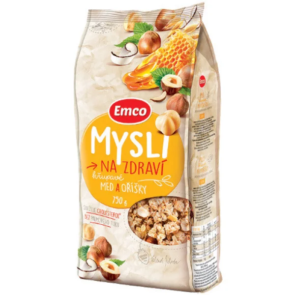 Мюслі emco Emco медові з горіхом і кокосом 750г - 1