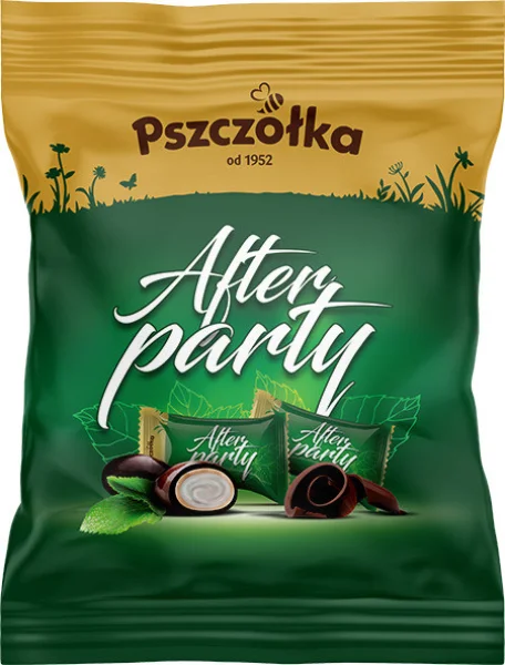 Цукерки шоколад з мятною начинкою after party100 грам - 1