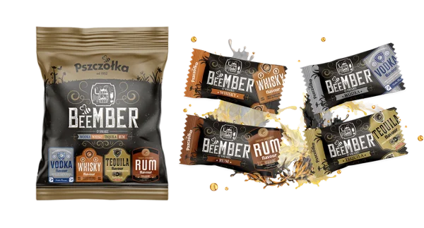 Карамель у шоколаді алкогольна нітка beember 100 грам - 1