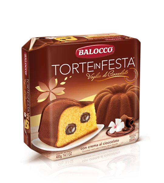 Панетоне balocco Balocco torte in festa із шоколадним кремом 400 г - 1
