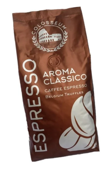 Кава в зернах Colosseo colosseum aroma classico belgium truffles з трюфелем 1кг - 1