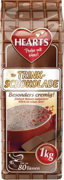 Капучіно HEARTS cappuccino trink schokolade шоколад 1кг - 1
