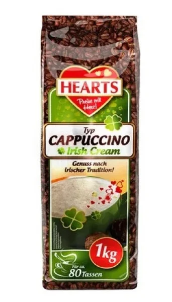 Капучіно HEARTS cappuccino irish cream ірландські вершки 1кг - 1