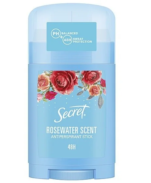 Кремовий дезодорант антиперспірант ​Secret rosewater scent 40мл - 1
