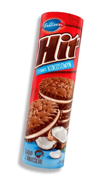 Печиво HIT з кокосом 220г - 1