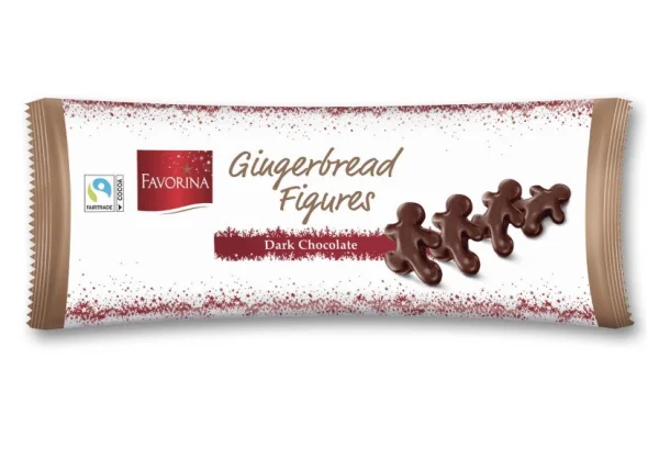 Печиво імбирне Favorina Gingerbread Men Lebkuchen у формі маленьких чоловічків 200г - 1