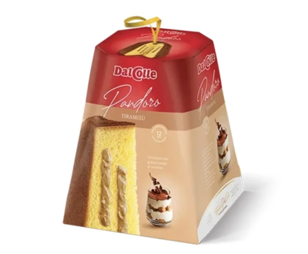 Панеттоне dalcolle ramo di tiramisu 750 грам вершковий панетоне з кремом тірамісу - 1
