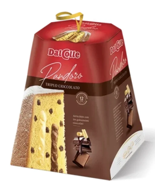 Панатоне dalcolle ramo di triplio cioccolato 750 грам

вершковий панетоне з трьома видами шоколаду - 1