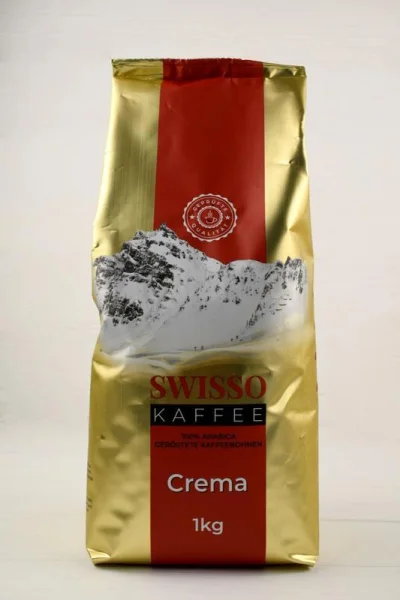 Кава в зернах Swisso kaffee crema 1кг - 1