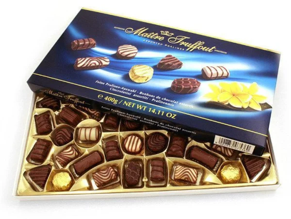 Цукерки maitre Maitre Truffout truffout assorted pralines 400 г - 2
