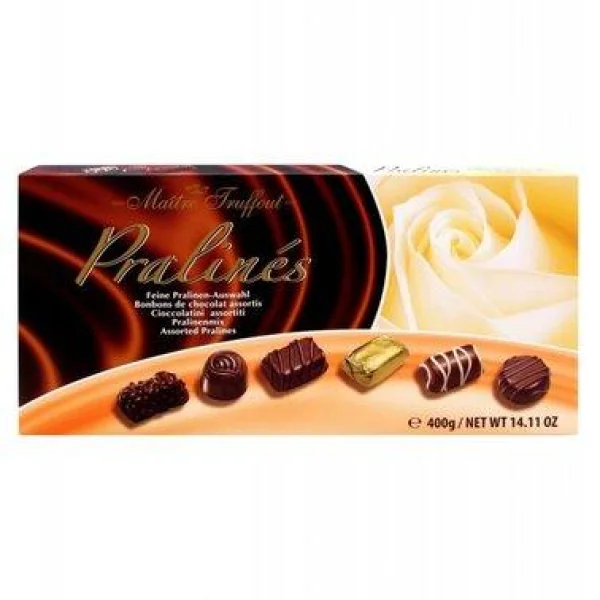 Цукерки Maitre Truffout Pralines Exquisite праліне 400г - 1