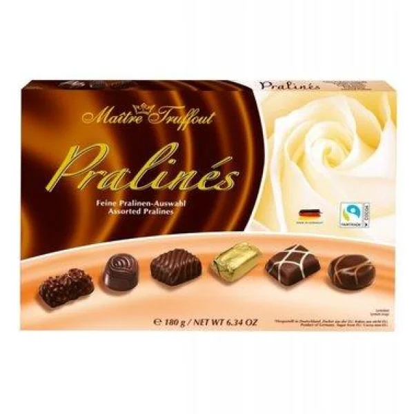 Цукерки Maitre Truffout Pralines Exquisite праліне асорті 180г - 1