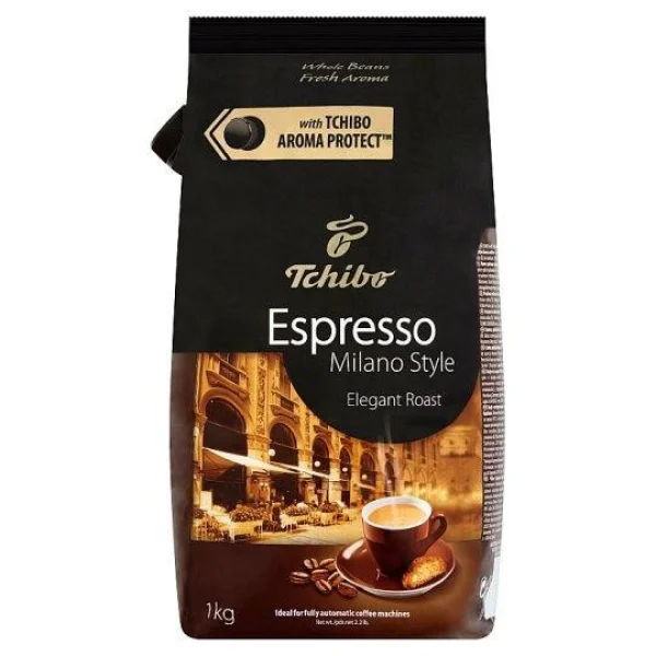 Кава в зернах tchibo Tchibo espresso milano style 1 кг німеччина - 2