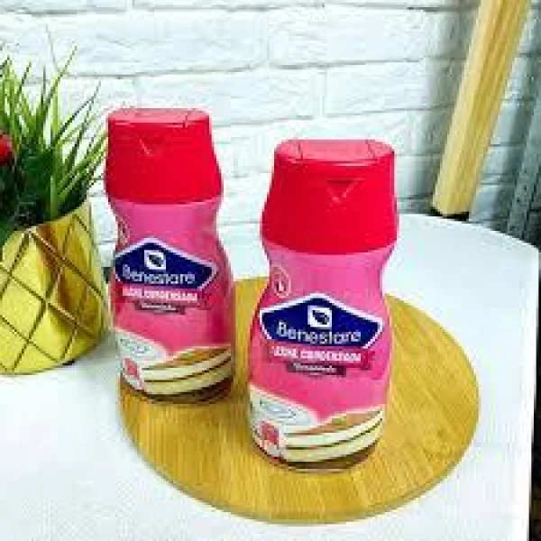 Знежирене згущене молоко benestare leche condensada desnatada 450 г (іспанія) - 1