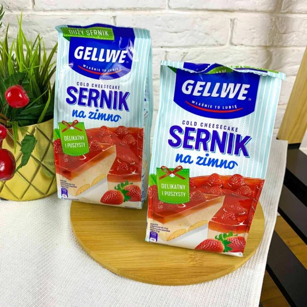 Холодний десерт Gellwe gellwe sernik na zimno 193г - 1