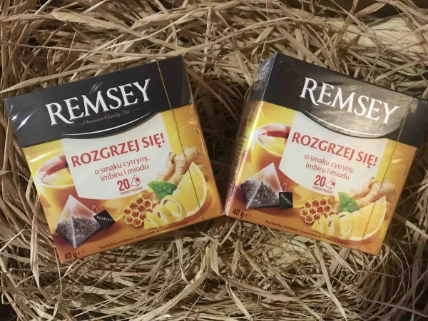 Чай remsey піраміди 20 шт смак : мед , імбир , лимон - 1