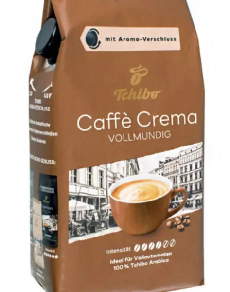 Кава в зернах tchibo Tchibo caffe crema vollmundig 1 кг - 1
