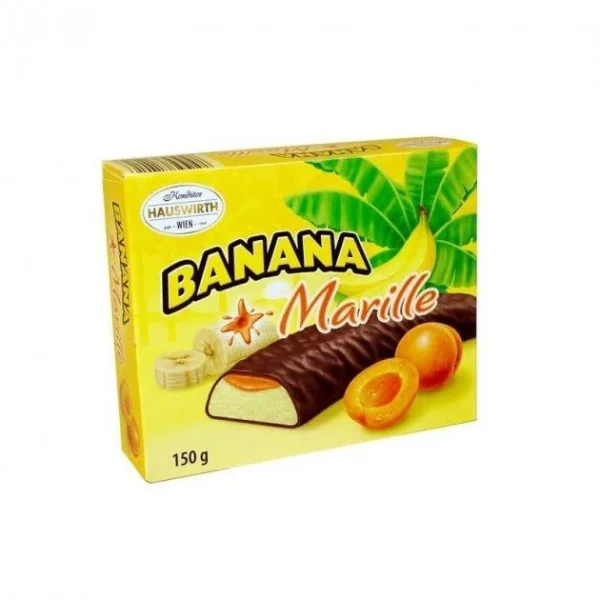 Суфле в шоколаді hauswirth Hauswirth banane plus marille, абрикос 150 г - 1