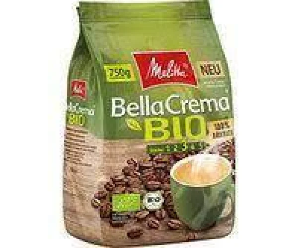Кава melitta Melitta bellacrema bio 100% arabika в зернах 750 г - 1