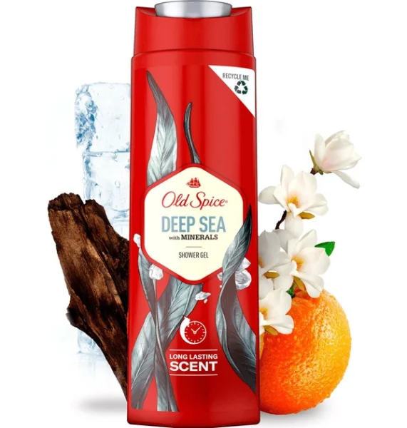 Гель для душу Old Spice Deep sea with Minerals 400 мл - 1