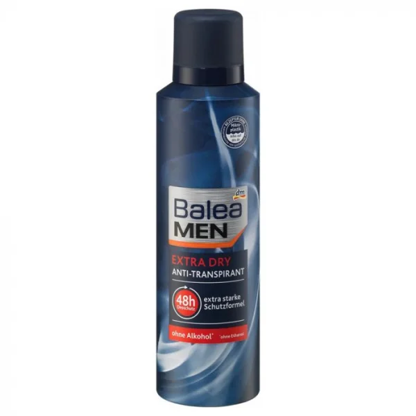 Чоловічий аерозольний антиперспірант Balea Extra Dry 200 мл - 1