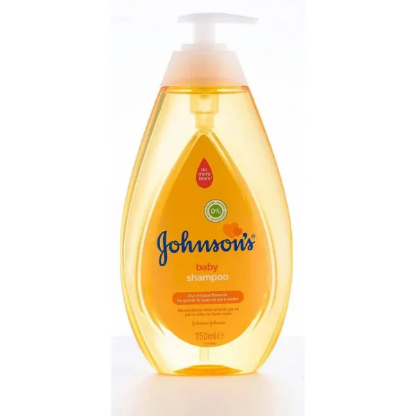 Дитячий шампунь з Дозатором Johnsons Baby Shampoo Джонсонс Бебі без Сліз 750мл - 1