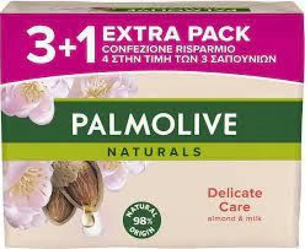 Тверде мило Palmolive миндаль та молоко в економічній упаковці 4шт * 90г - 1