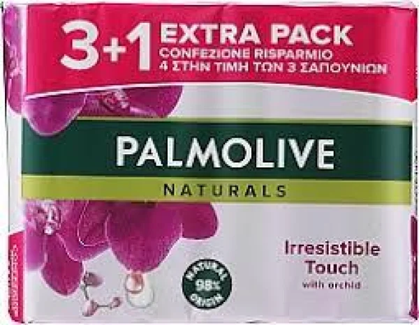 Тверде мило Palmolive чорна орхідея в економній упаковці 4шт * 90г - 1