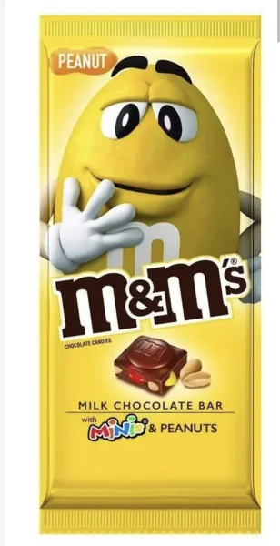 Шоколад молочний M&M peanut 165г - 1