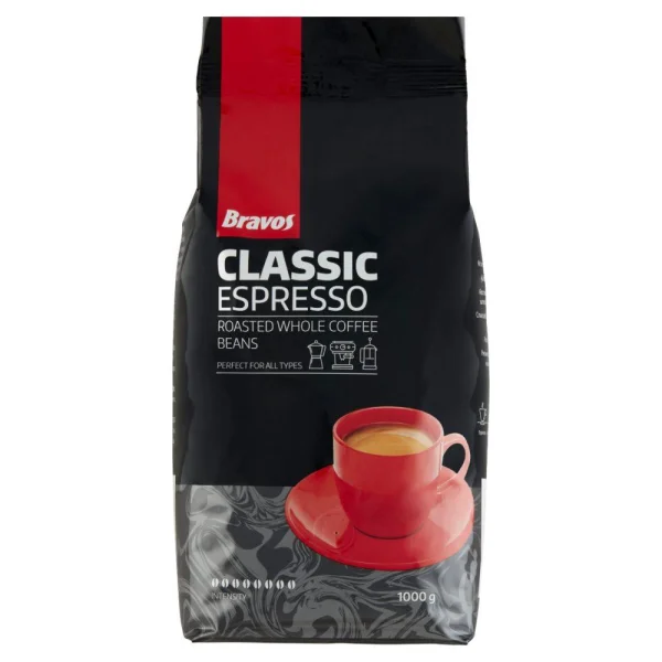 Кава в зернах bravos Bravos espresso 1kg - 1