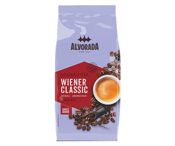 Кава alvorada Alvorada wiener kaffee classic у зернах 1 кг - 1