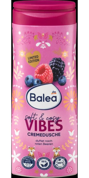 Крем для душу Balea soft&cosy VIBES 300 мл лісова ягода - 1