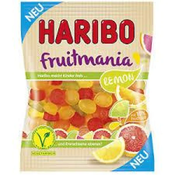 Желейні цукерки Haribo haribo fruitmania lemon 175 гр. (німеччина) - 1