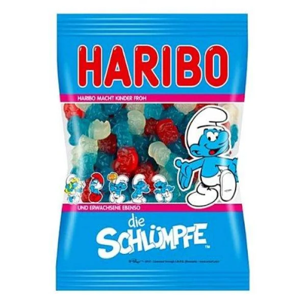 Желейні цукерки Haribo haribo die schlümpfe 200 гр. (німеччина) - 1