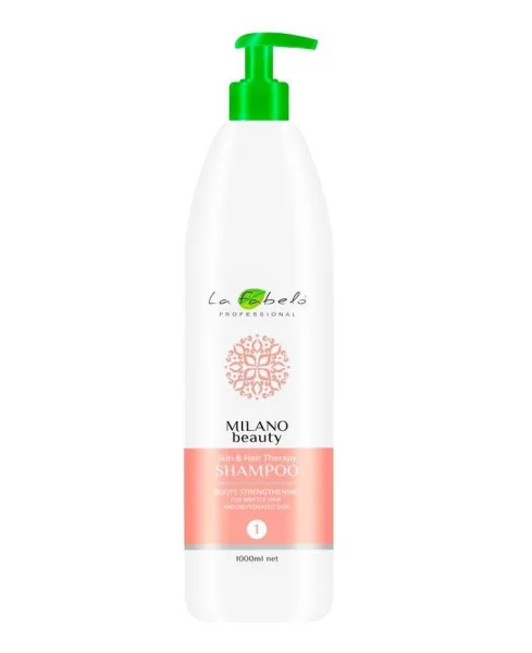 Шампунь для ламкого волосся, La Fabelo 1 л, la fabelo milano beauty skin&hair therapy - 1