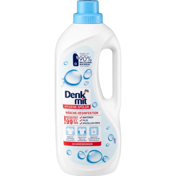 Ополіскувач для білизни дезінфікувальний Denkmit hygiene spuler 99% 1250мл - 1