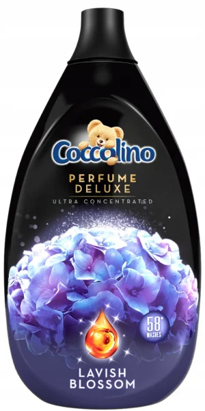 Coccolino intense perfume deluxe lavish blossom кондиціонер для білизни на 58 прань, 870 мл - 1