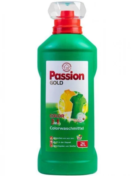 Гель для прання кольорових Passion Gold речей passion gold color 2 л німеччина - 1