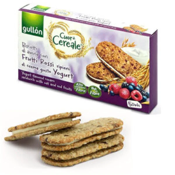 Злакове печиво Gullon з ягодами gullon 220g іспанія - 1