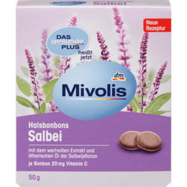 Mivolis halsbonbons salbei льодяники для горла - 1
