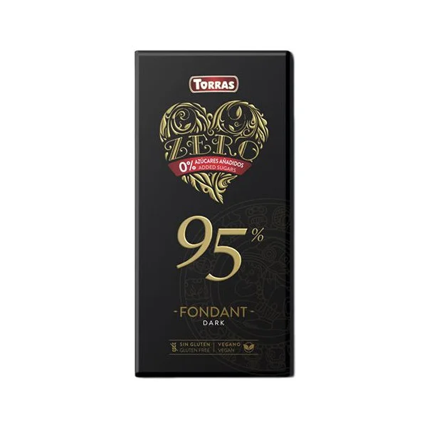 Шоколад екстра чорний Torras 95% 100 г - 1