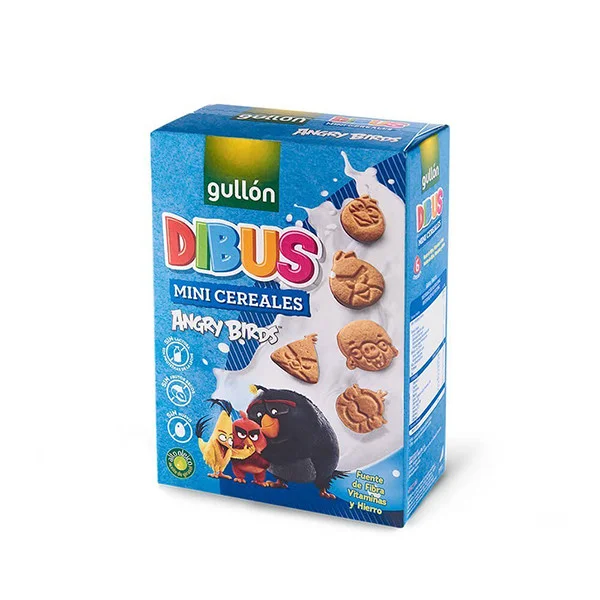 Gullon dibus angry birds, детске злаке печенье, 250г - 1