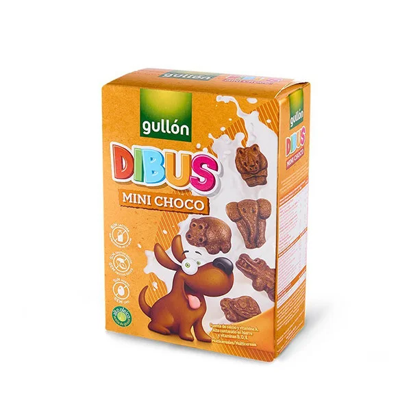 Дитяче злакове печиво Gullon dibus mini cacao 250г - 1